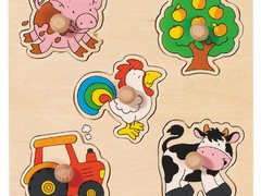 Puzzle animale domestice, tractor